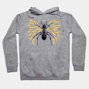 Abstract Winged Ant Insect Hoodie